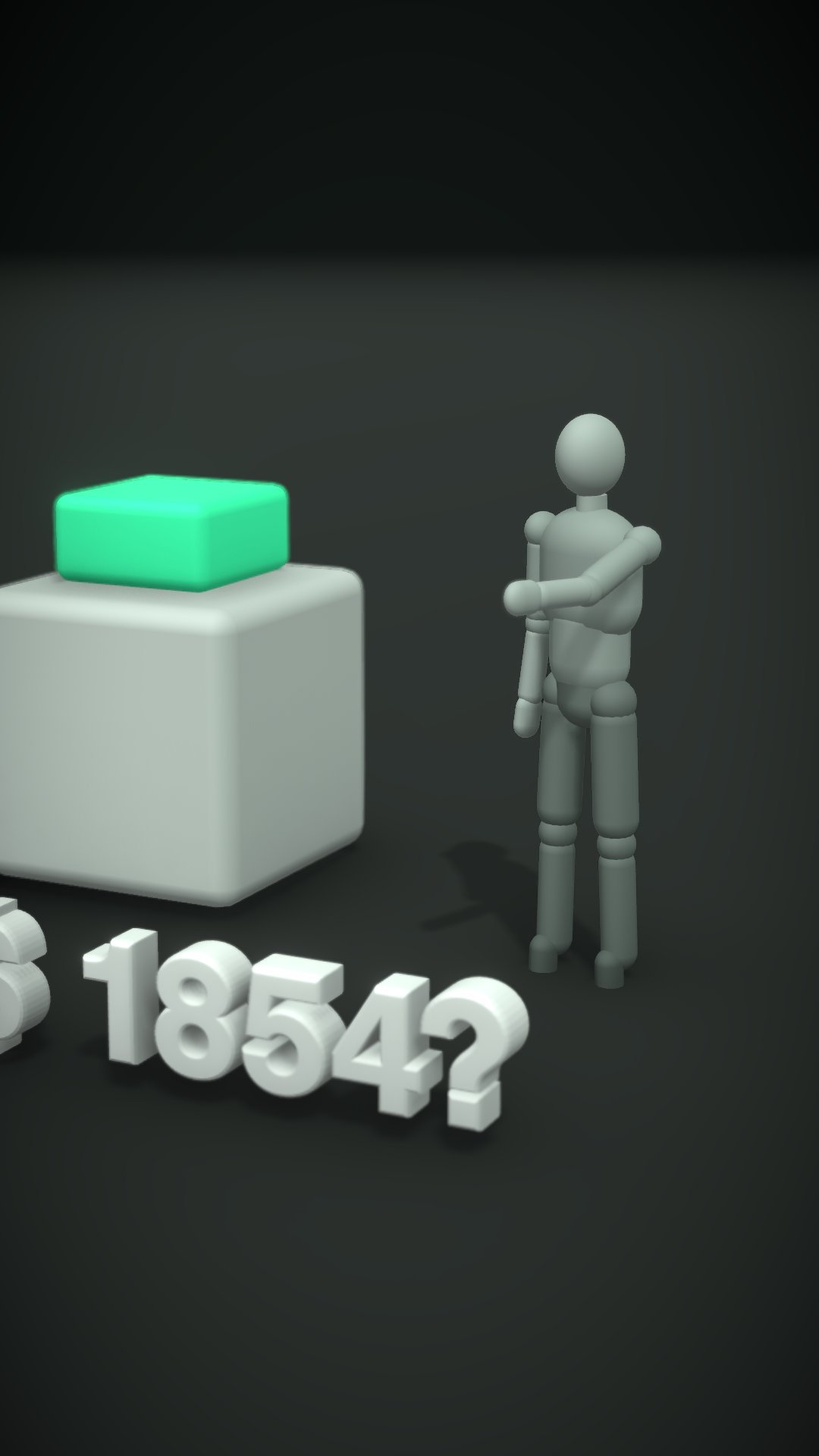 Cena de teste na identidade Menta